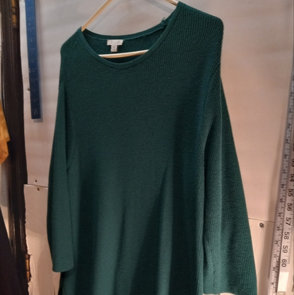 J.Jill 30% Wool Pullover Knit Casual Minimalist Sweater Old Money Slouchy Top - Picture 2 of 12